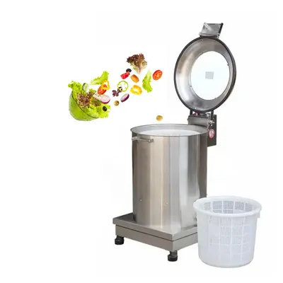 Commercial Electric Food Centrifugal Dewatering Machine Fruit Vegetable Dehydrator Full Automatic Centrifuge