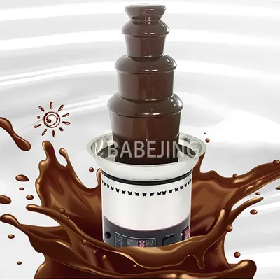 BABEJING 220V/110V 7-Layer Electric Commercial Chocolate Fountain Machine Candy Machine