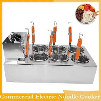Commercial Spaghetti Cooking Equipment Desktop Multi-Function Noodle Cooker Rice Noodles Processing Machine