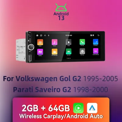 6.86" Screen Stereo for VW Volkswagen Gol G2 1995-2005 Parati Saveiro G2 1998-2000 Carplay Android Car Multimedia 1 Din Radio