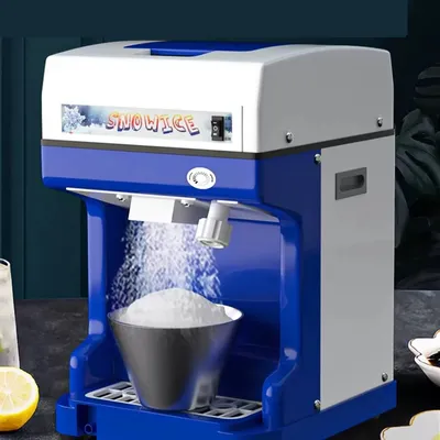 Stainless Steel Commercial Snow Ice Shaving Machine Ice Blender Machine Professional High Power Ice Crusher Machine