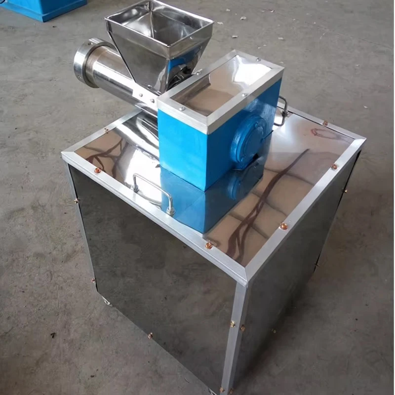 Stainless Steel Italian Pasta Macaroni Making Extruder Machine Scallop Noodle Machine