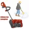 Electric Snowplough Lithium Electric Snow Sweeper Cordless Snow Shovel Courtyard Street 20V Small Road Snowplough No Battery