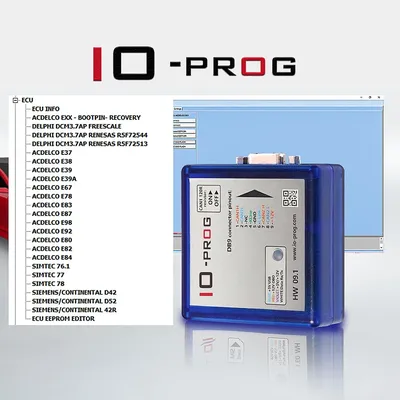 IO PROG Full Version PSA IO Terminal Original IOPROG New license Added for Ford Support BD9&OBD Reading ECU Programmer Tools