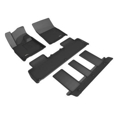 3D Mats USA Floor Made of Rubber Black Molded Liner, 3-year limited warranty L1RI00801509