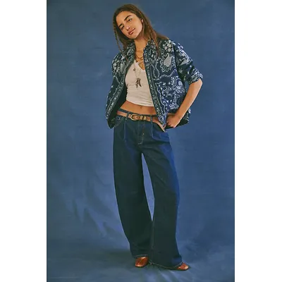 We The Free Alia Wide-Leg Jeans at Free People in Hawthorne, Size: 26