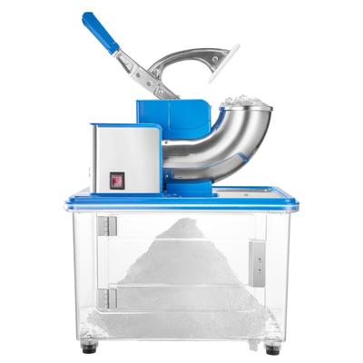 UIMOSO Ice Crusher Machine, Electric 4 Blades Snow Cone Maker, Stainless Steel Shaved Ice Machine with Bowl and Cover