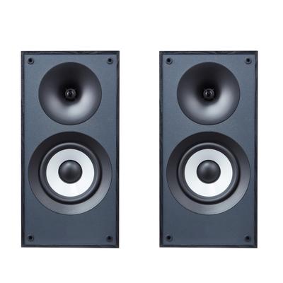 UIMOSO Powered Bookshelf Speakers, Active Studio Monitor Speaker with Woofer, Adjustable Volume and Audio