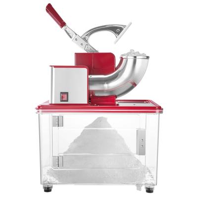 UIMOSO Ice Crusher Machine, Electric 4 Blades Snow Cone Maker, Stainless Steel Shaved Ice Machine with Bowl and Cover