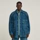 G Star Raw Mens G-star Raw Oversized Chore Jacket - Navy - Size Small | G Star Raw Sale | Discount Designer Brands