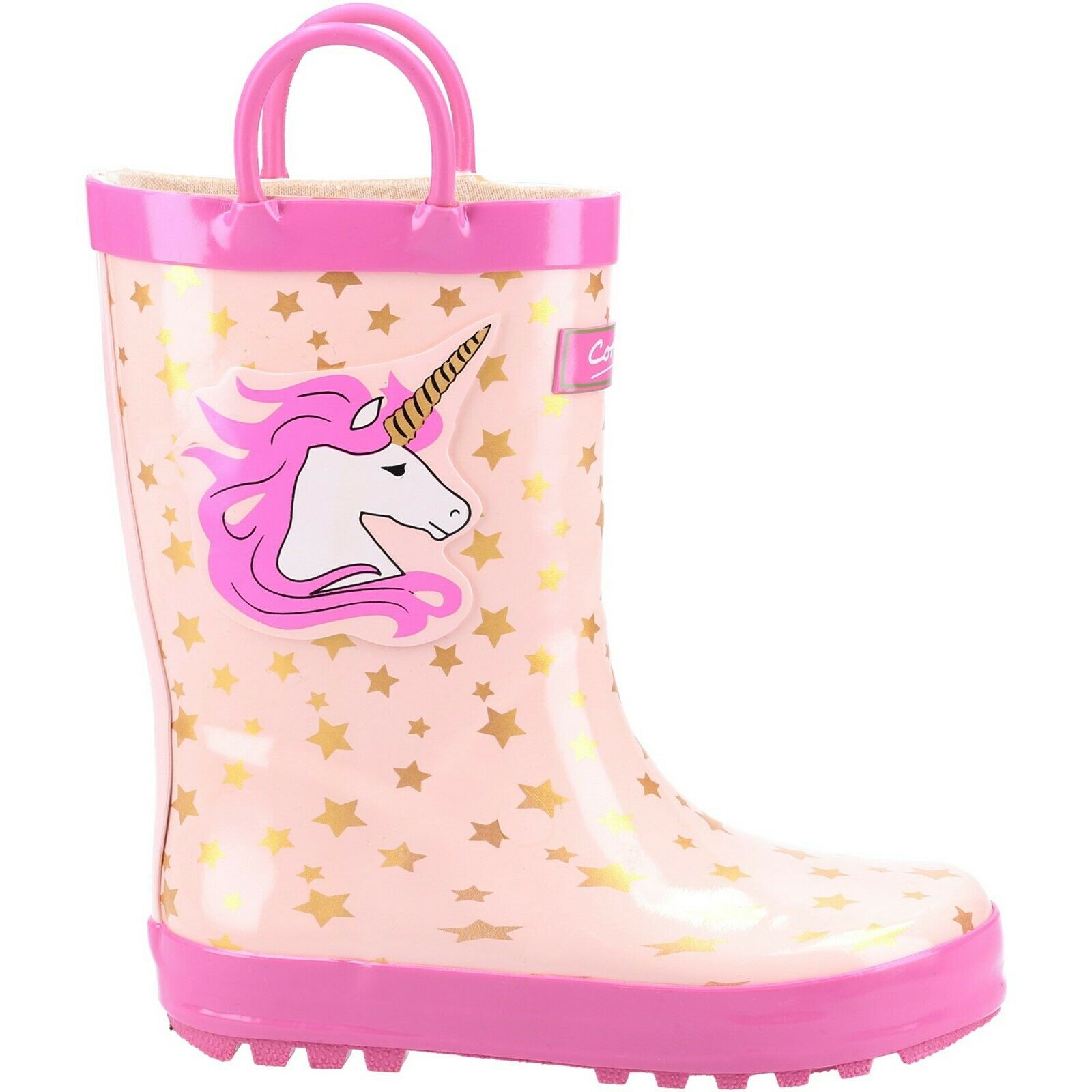 Cotswold Kids Unisex Childrens/kids Puddle Unicorn Wellington Boots (pink) Rubber - Size UK 10.5 | Cotswold Sale | Discount Designer Brands