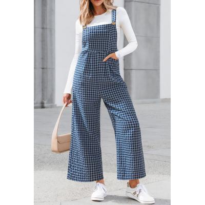 All the Feels Checkered Jumpsuit