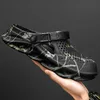 Männer Sommer Hausschuhe Dicke Sohle Herren Clogs Sandalen Hohl Atmungsaktive Flip-Flops Sandalen Schuhe Mode Strand Hausschuhe Große Größe 47