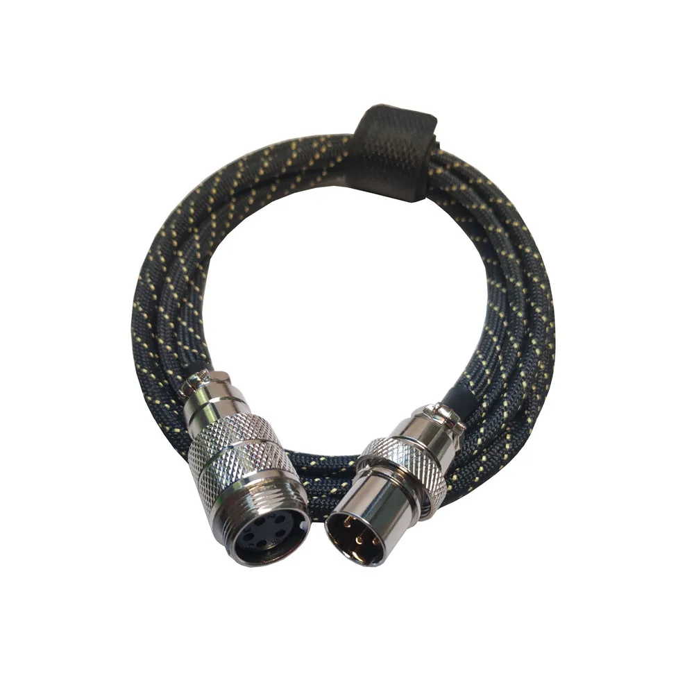 1,2 m Universal 5-poliger DEN-Stecker Heizspulen-Adapter-Verlängerungskabel für elektrische digitale PID-Controller mit zwei Tasten Image