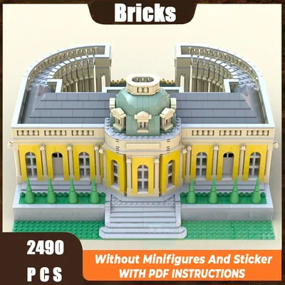 Neue Moc Bausteine Gebäude Modell Berlin Sorgen freies Palace Modul Bausteine Geschenk kinder Spielzeug DIY Montage Set Image