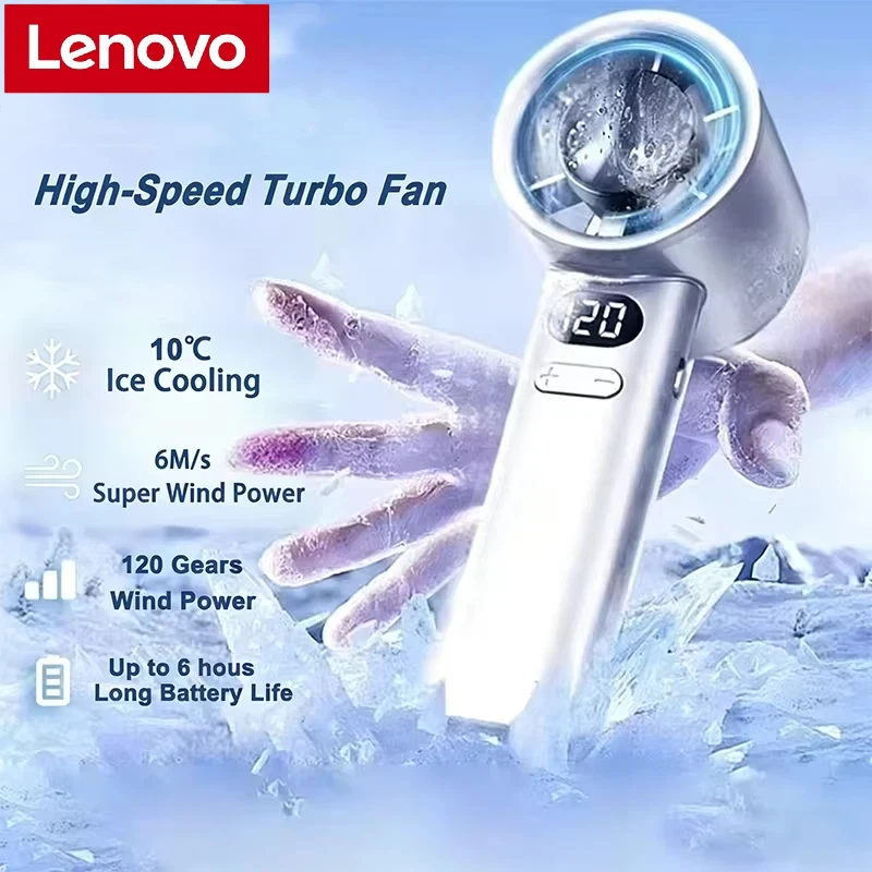 Mini ventilateur portable Refroidissement rapide Climatiseur Ventilateur électrique portatif à grande vitesse 4000mAh Rechargeable Ventilateur de voyage en plein air