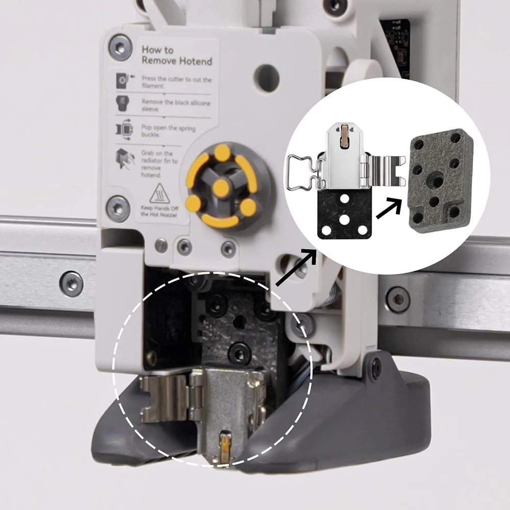 Hotend-Heizbaugruppe, Kunststein, A1-Serie, Hochtemperatur-Isolierung, bis zu 300 ℃ für Bambu Lab A1/A1 Mini 3D-Drucker Image