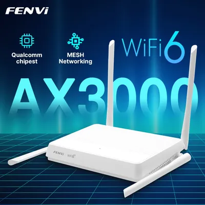 FENVI AX3000 WiFi 6 Mesh WIFI Gigabit Router 2,4 G/5 GHz Dual-Band 802.11AX Drahtloser Signalverstärker WiFi Repeater WPA3 5G Router