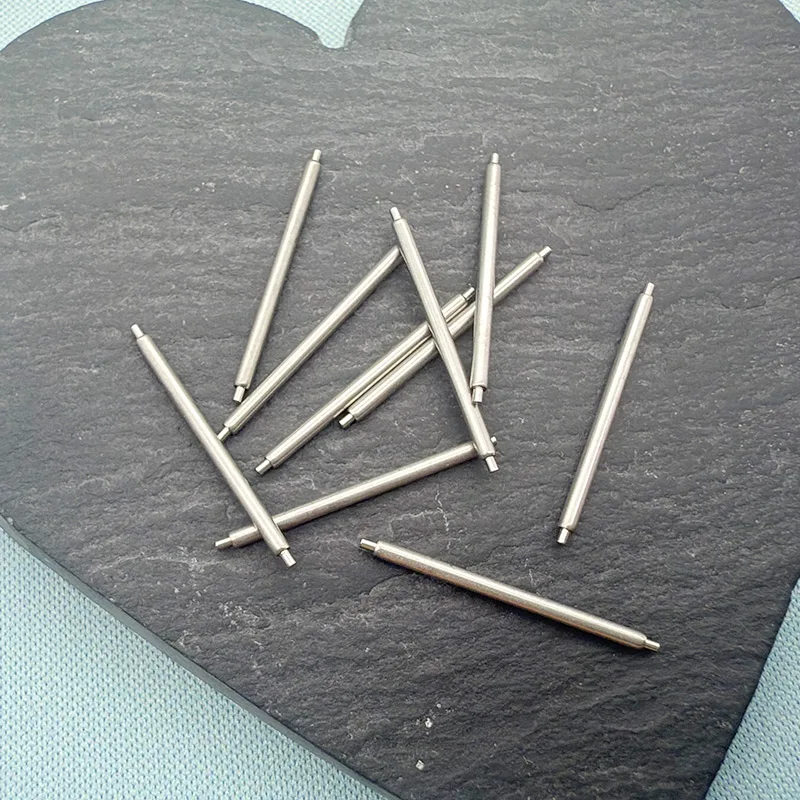 Federsteg, Durchmesser 1,5 mm/1,8 mm, Verbindungsstifte für Uhrenarmbänder, passend für Breite 12–26 mm, Uhrenarmband, Edelstahl, keine Stützverbindungsstifte, 10 Stück Image