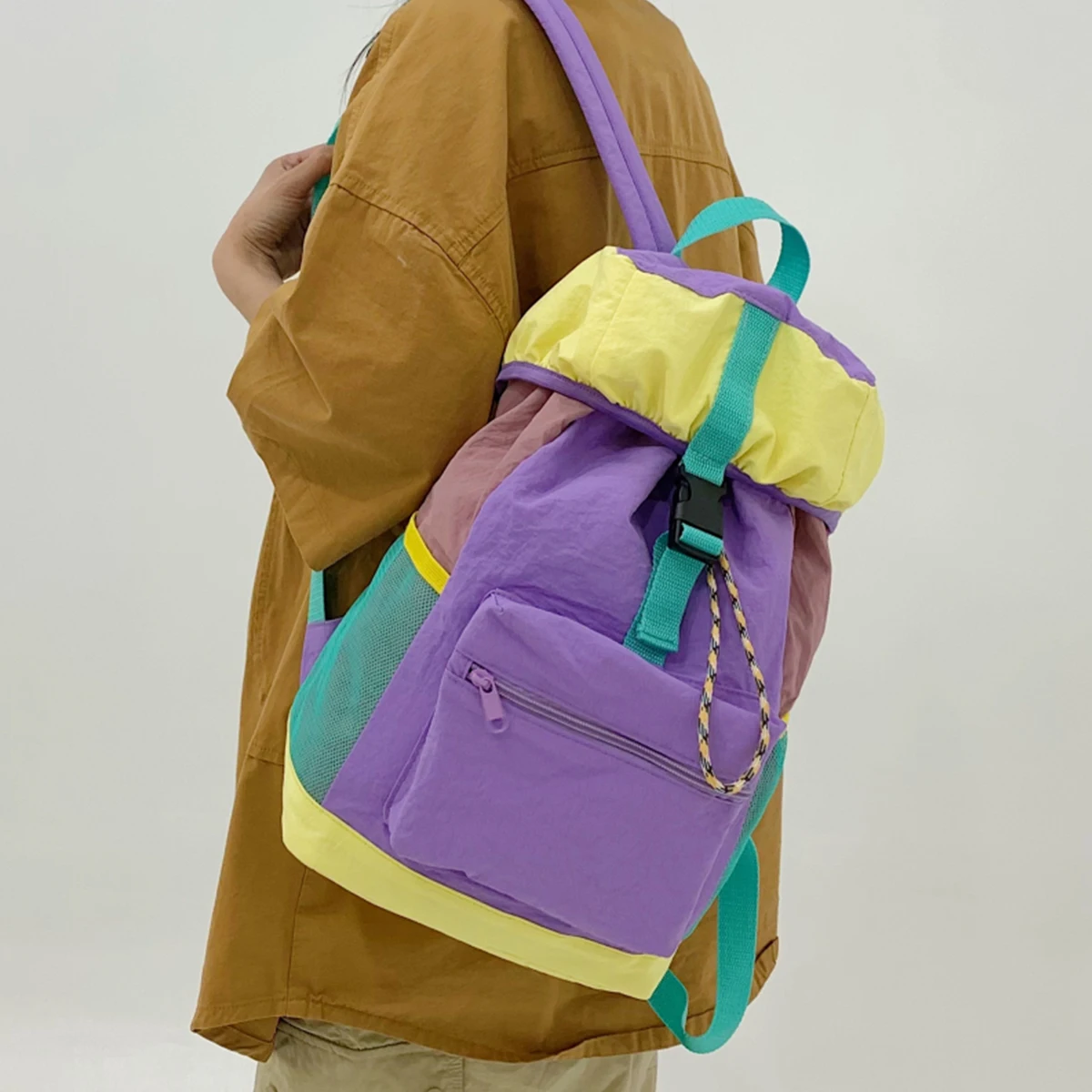 Outdoor Sports Backpack for Women, New Cycling Bag, Travel Backpack, Spring Outing Lightweight Multi-Functional Mountaineering Bag, Climbing Bag, Large Capacity Hiking Backpack