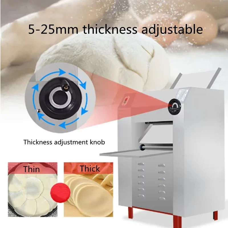 PBOBP Electric Family Pasta Maker Machine Noodle Maker Pasta Dough Spaghetti Roller Pressing Machine Stainless Steel
