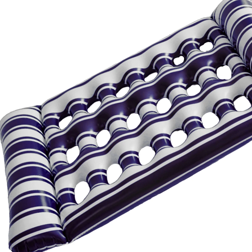 Hängematte Liegestuhl Tragbare Aufblasbare Wasser Schlafen Bett Faltbare Schwimmbad Luftmatratze für Schwimmbad Party Image