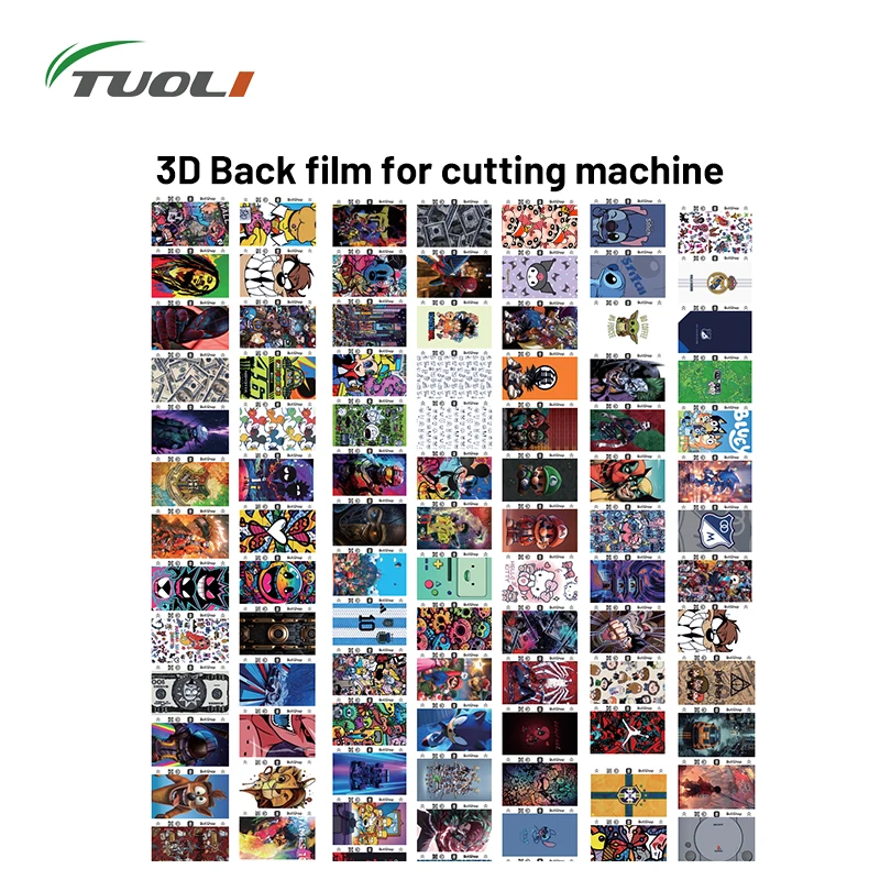 TuoLi 3D Mix Back Protective Film Phone Sticker Cover For Smartphone Skin T TL-168 TL-568 TL-518 TL-168Plus Cutting Machine