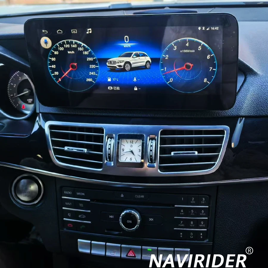 10,25 ZOLL Android 14 DSP BT Autoradio Für Mercedes BENZ E Klasse W212 E200 E230 E260 E300 S212 W207 2015 Carplay GPS Navi Bildschirm Image