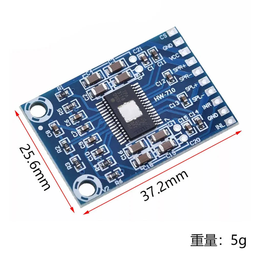 XH-M562 DC 12V-24V 2x50W Zweikanal Mini Digital Verstärker D Klasse 50W + 50W TPA3116D2 Verstärker 50W Power Verstärker Bord Image