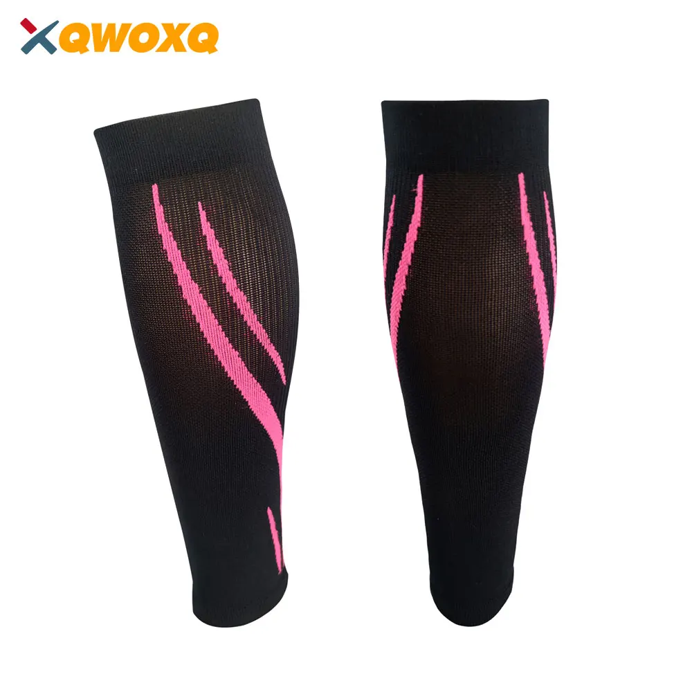 1 Paar neue Wadenkompressionsmanschetten – 20–30 mmHg Schienbeinschiene, Kompressionsmanschette, Erholung von Krampfadern, zerrissenen Waden und Schmerzlinderung Image