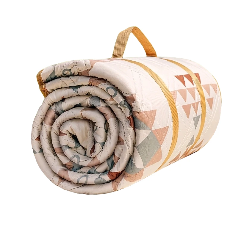 Outdoor-Picknickdecke, faltbar, karierte Matte, wasserdicht, für Strand, Camping, Rasen, Park, tragbar, leicht zu reinigen, langlebig, sanddicht Image