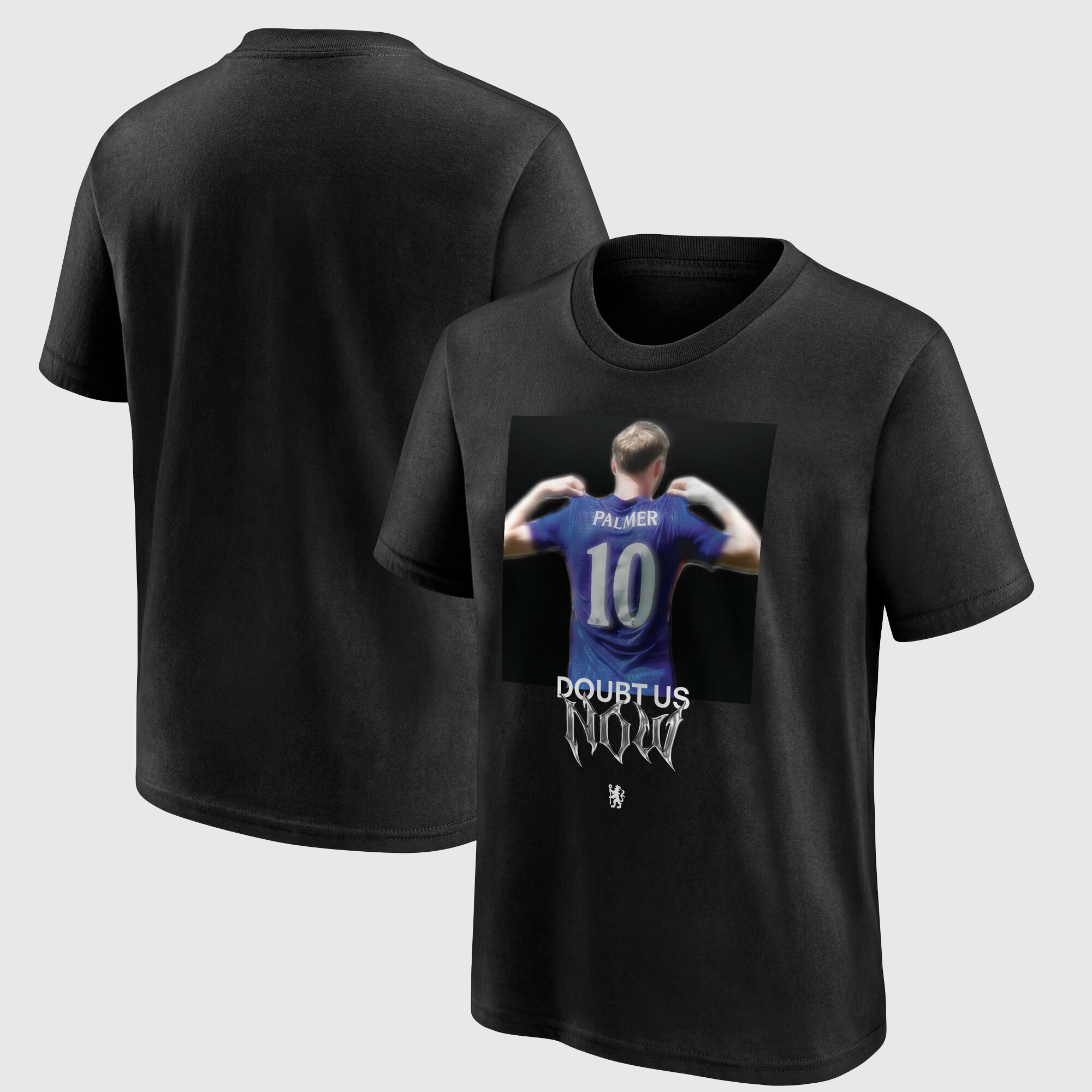 Chelsea „Doubt Us Now“ Grafik-T-Shirt – Schwarz – Kinder Image