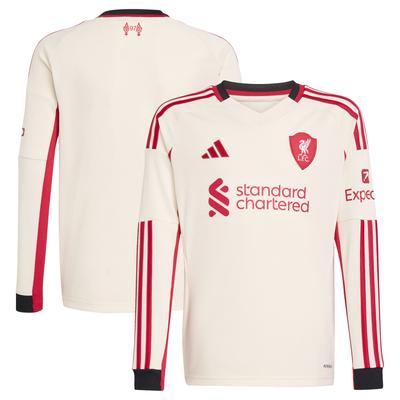 Liverpool adidas Auswärtstrikot 2025-26 – Kinder – Langarm Image