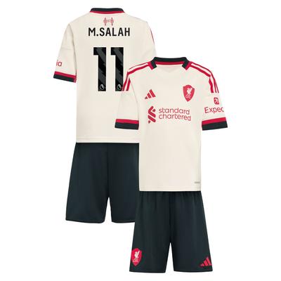 Liverpool adidas Auswarts-minikit 2025-26 mit Aufdruck M.Salah 11 Image