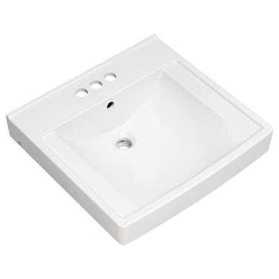 AMERICAN STANDARD 9134004EC.020 Bathroom Sink,21"x20.25"x7.375",White