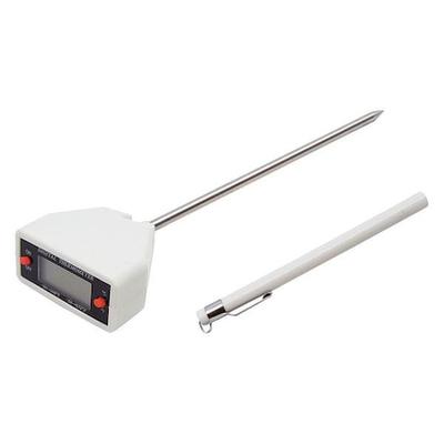 ZORO SELECT 23NU20 4-3/4" Stem Digital Pocket Thermometer, -58 Degrees to 572