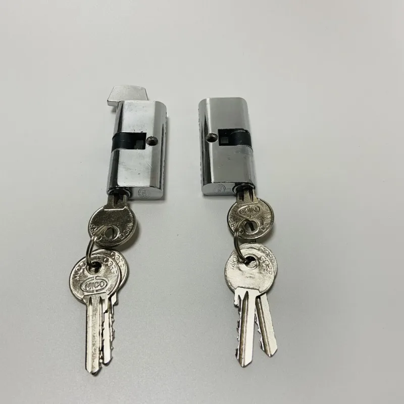 Schlosskern 54 mm, Doppel-/Einzeltür, Diebstahlsicherung für den Innenbereich, Zinklegierung, Plug-in-Schloss, Tür- und Fensterhaken-Schlossriegel Image