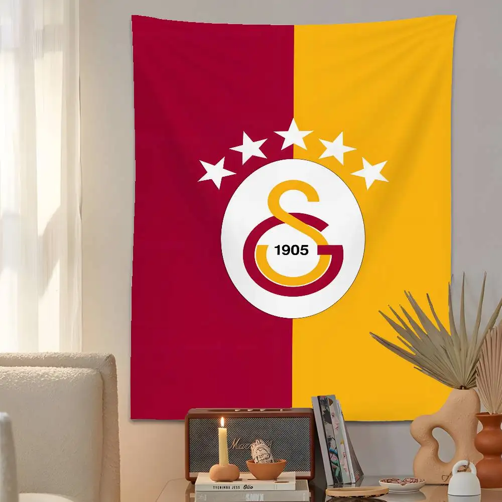 Football Club G-Galatasaray Wandteppich zum Aufhängen, Schlafsaal, Tagesdecke, Decke, Kinderzimmer, Party, Heimdekoration, Geschenk Image