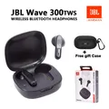 Cuffie Bluetooth wireless originali JBL Wave 300TWS Cuffie da gioco musicali W300 Auricolari sportivi da corsa con microfono + custodia gratuita