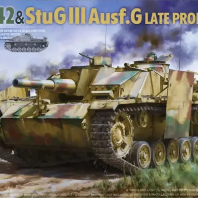 Montagemodell Takom 8006 StuH42 & StuG.III Ausf.G Late Production 2 in 1 im Maßstab 1:35 Image
