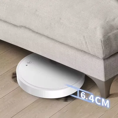 Automatischer Roboter-Staubsauger, 3-in-1, intelligentes kabelloses Kehren, nasses und trockenes, ultradünnes Reinigungsgerät, Wischen von Smart Home Image
