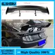 Per Ford Mustang spoiler 2011-2022 Materiale plastico ABS Colore non verniciato Spoiler sul tetto posteriore Ala Tronco Labbro Boot Copertura Car Styling