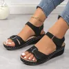 Sommer Frauen Schuhe Sandalen Offene spitze Wanderschuhe Weiche Damen Schuhe Keil Frauen Schuh Party Sandale Frauen Weibliche Schuhe