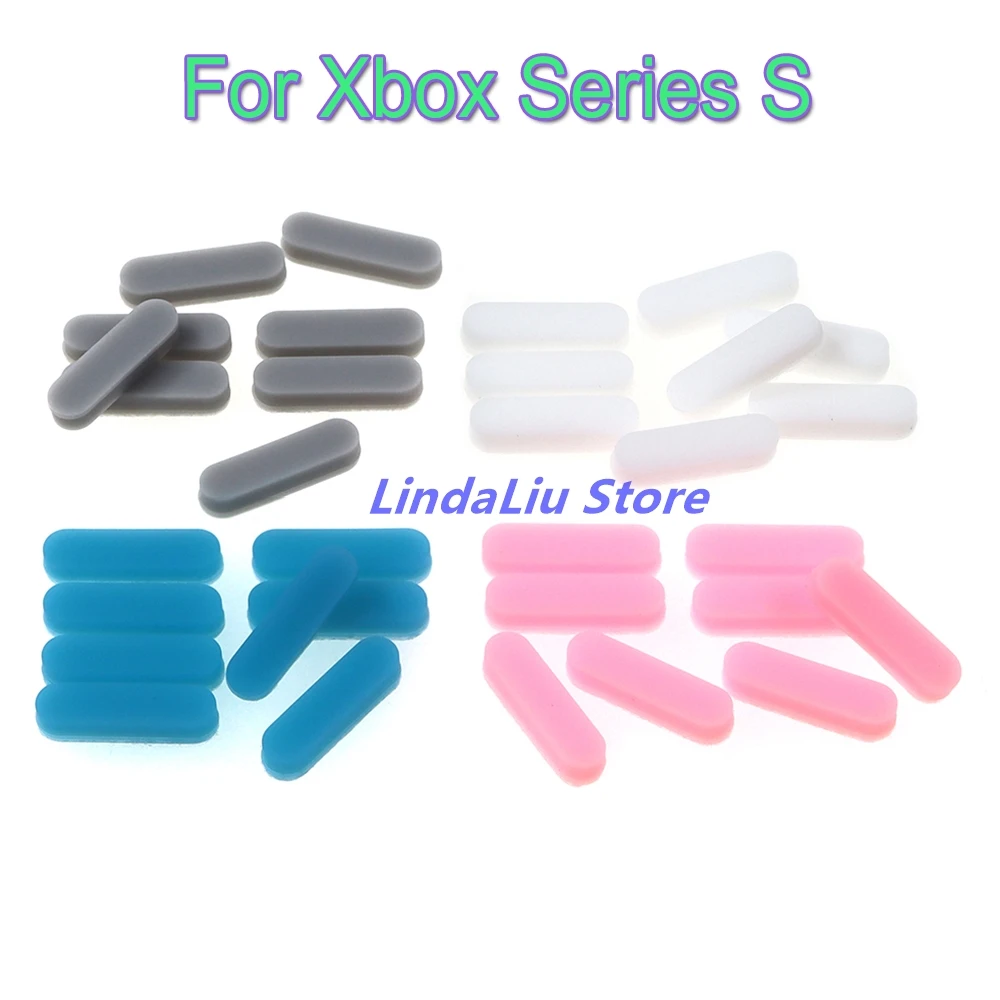 1Set=8PCS Rubber Feet Pads For XBOX Series S Game Console Feet Cover Mats Shell Housing Case Rubber Cover for Xbox Series S