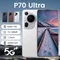 P70 Ultra Smartphone 7.3inch Global Version Android Original Mobile Phone 5G Dual Sim Cellphones Snapdragon 8 gen 3 Cell Phone