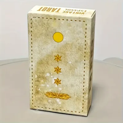 78 Tarot Cards Spanish Vintage Tarot Deck Spanish Edition, Suitable For Beginners And Enthusiasts, Ideal Birthday Gift