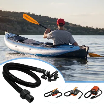 Kayak Paddle Board Inflatable Tube Paddle Board Electric Air Pump Inflatable Tube Water Sport Surfboard Kayak Boat Accessory