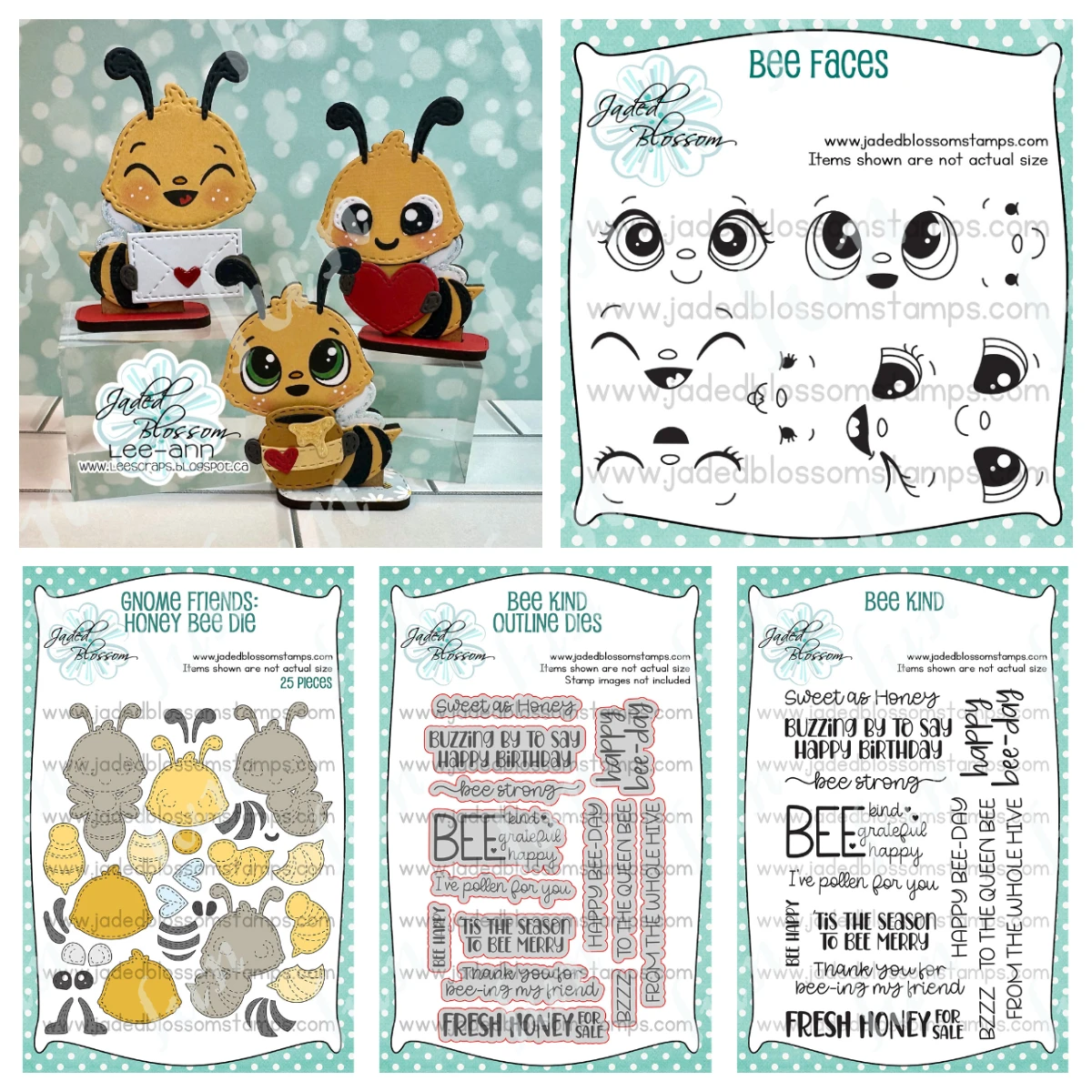 Honey Bee Faces Die Gnome Friends Stamps and Metal Cutting Dies DIY Scrapbooking Photo Album Decoration Embossing Paper Cards