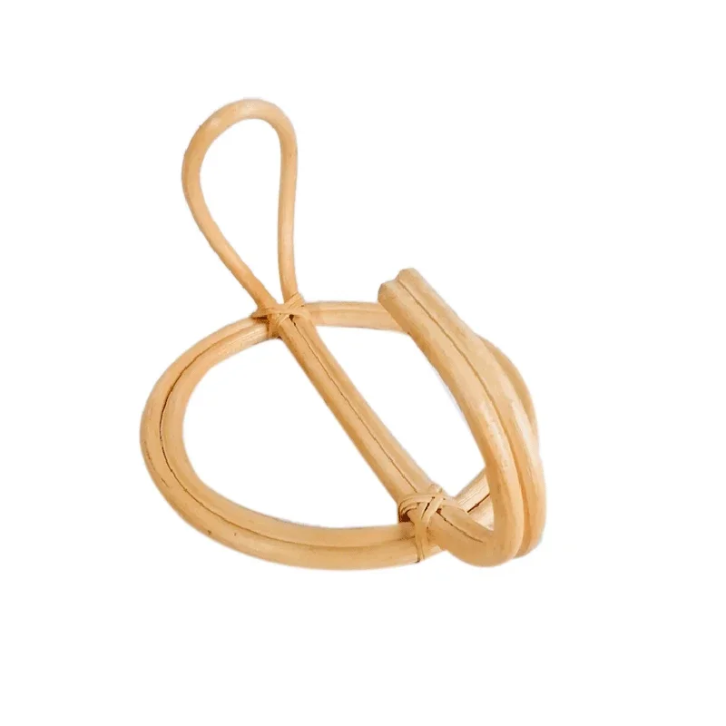 Natürliche Rattan Kleiderhaken Retro Kleiderbügel Einfache Homestay Lagerung Organizer Schlafzimmer Schränke Dekorative Lagerung Haken