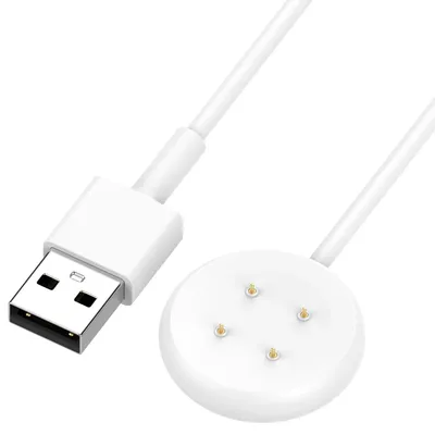 Google Watch Ladegerät für Google Pixel Watch 3/2 USB Smart Watch Ladegerät Ersatzladegerät Ladekabel Schwarz & Weiß